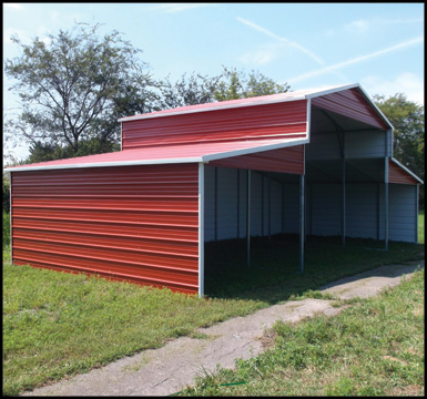 Metal Barns build photo 2