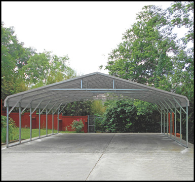 Metal Carports build photo 2